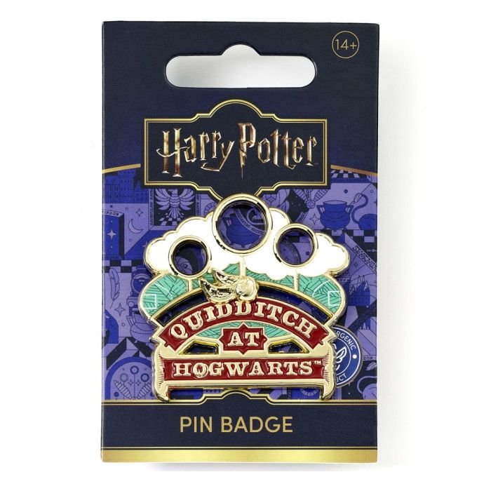 Harry Potter Pin Badge Quidditch (Golden Tone)