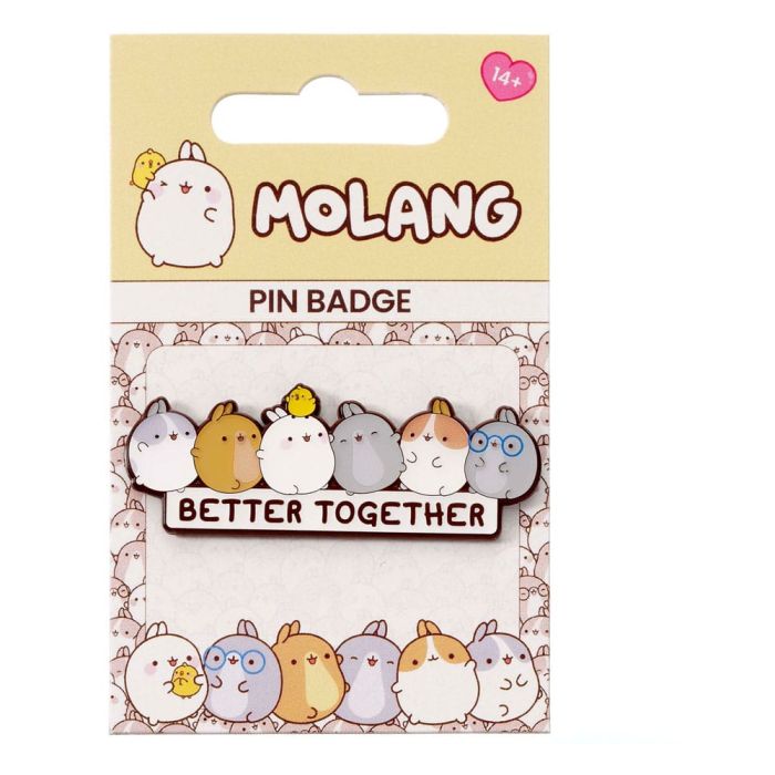 Molang Pin Badge Better Together