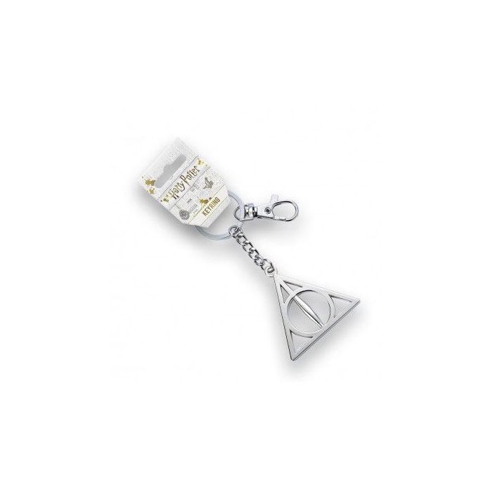 Harry Potter Keychain Deathly Hallows (silver plated)