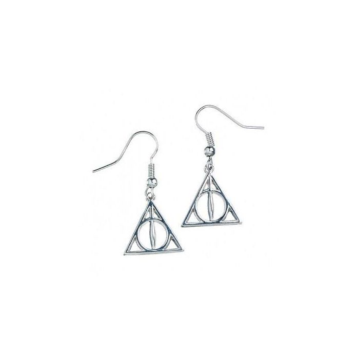 Harry Potter Deathly Hallows Earrings (silver plated)