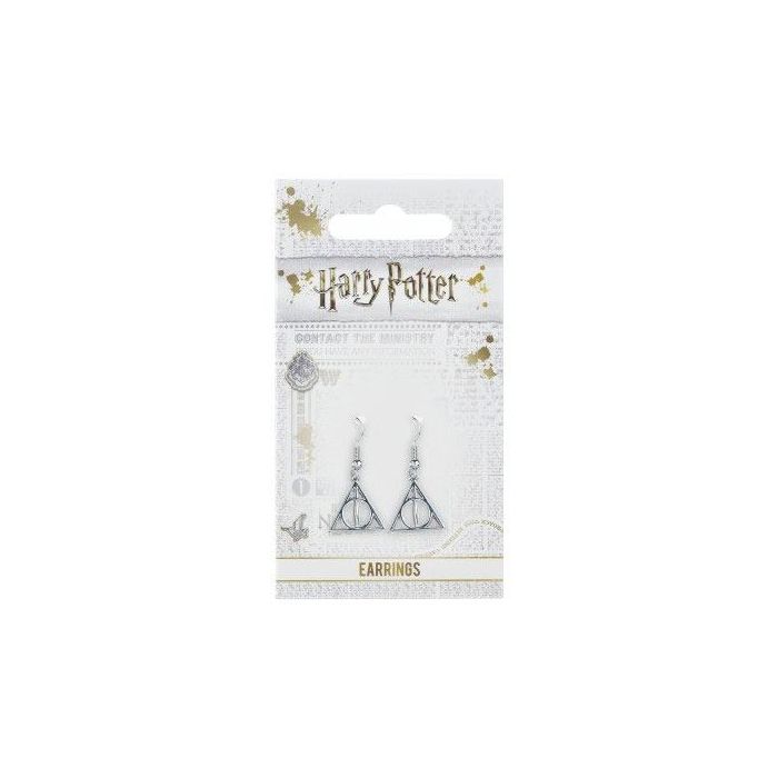 Harry Potter Deathly Hallows Earrings (silver plated)