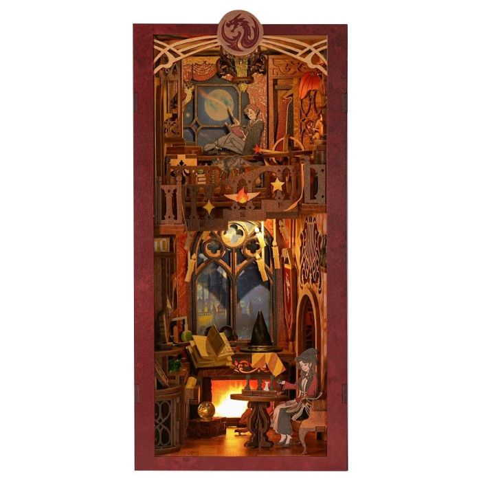 Book Nook Flame Common Room 23 x 11 cm