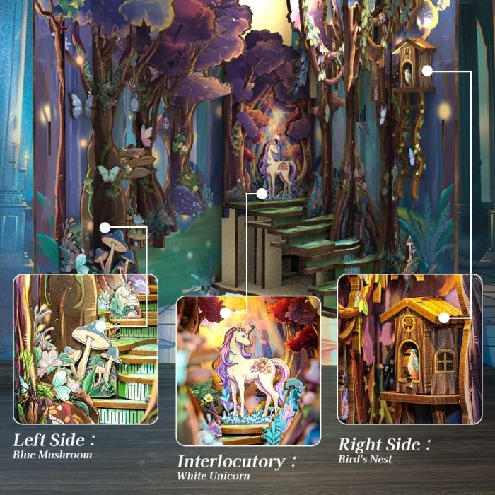 Book Nook The Grace of Forest 22 x 8 cm