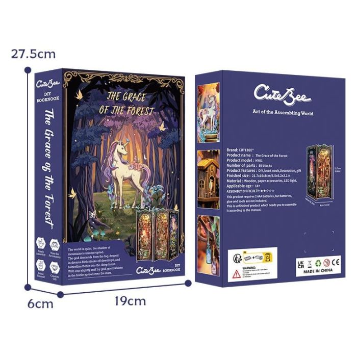 Book Nook The Grace of Forest 22 x 8 cm