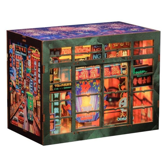 Book Nook Hong Kong Neon Light 13 x 17 cm