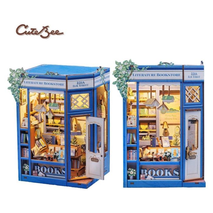 Book Nook Literature Bookstore 17 x 12 cm