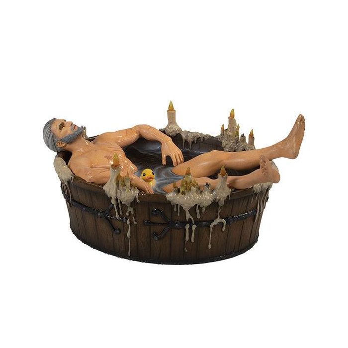 The Witcher 3 Wild Hunt Statue Geralt in the Bath 9 cm