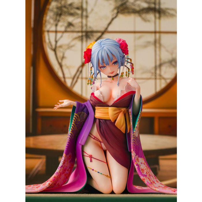 Original Character Statue 1/7 Shujuu Ecstasy Shion Oiran Ver. 15 cm