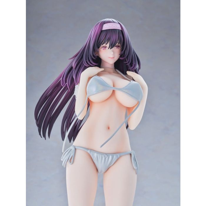 Original Model Statue 1/5 Tomoe Sakura Swimsuit Black Hair Ver. Illustration by Toshi Tsutakaze 32 cm