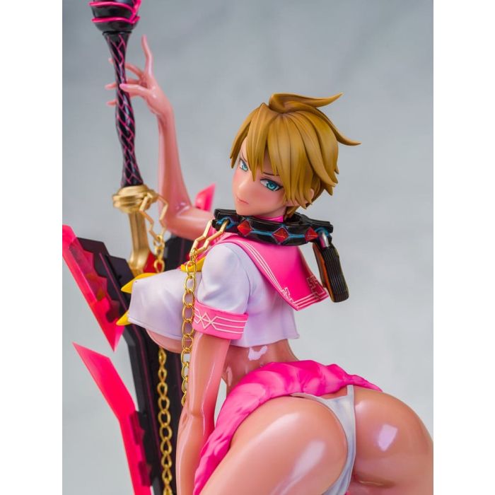 Original Character Mahou Shoujo Series Statue 1/6 Rui Asuka Pink Summer Sailor Ver. Illustration by Raita 29 cm