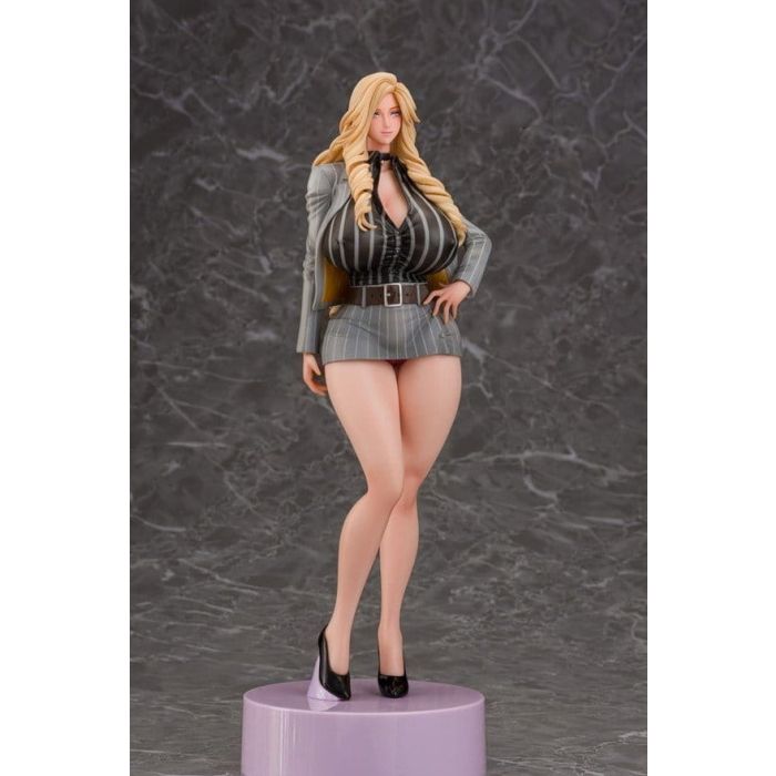 Gal Ane Shachou to Harem Office PVC Figure 1/7 Nishigori Ai (Grey Suit Ver.) Wholesome Ver. 26 cm