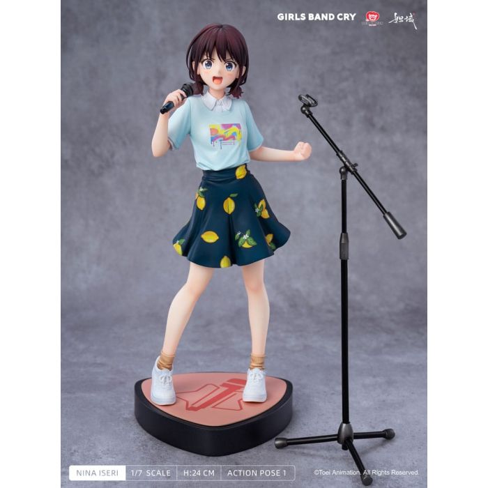 Girls Band Cry Natsu wo Mankitsu shite Sakebe Series No. 1 PVC Statue 1/7 Nina Iseri 24 cm     