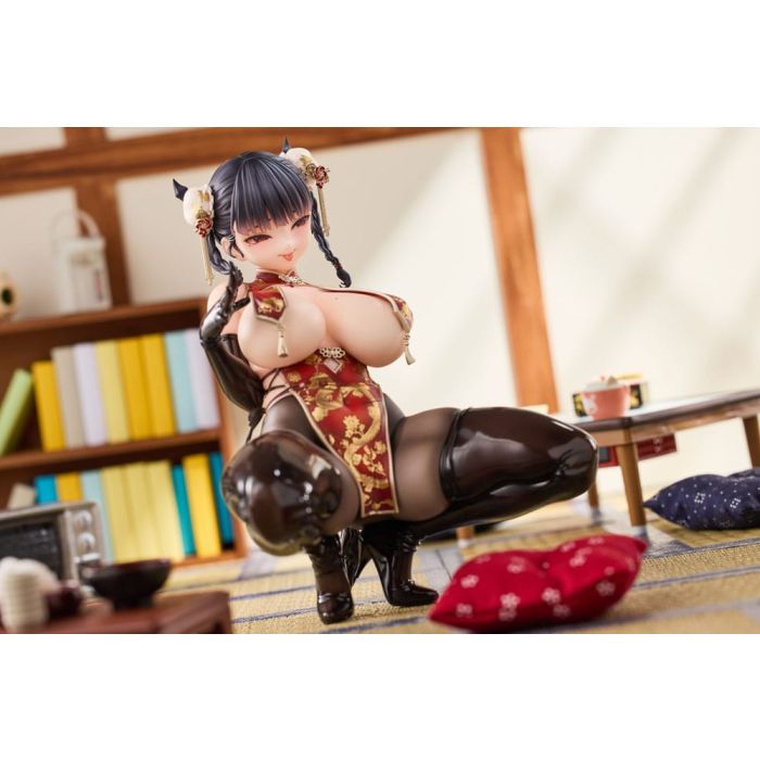 Original Character Statue 1/6 Dragon Chinese Dress Sugata no Ane no Tomodachi Illustrated by Daiki Kase 17 cm