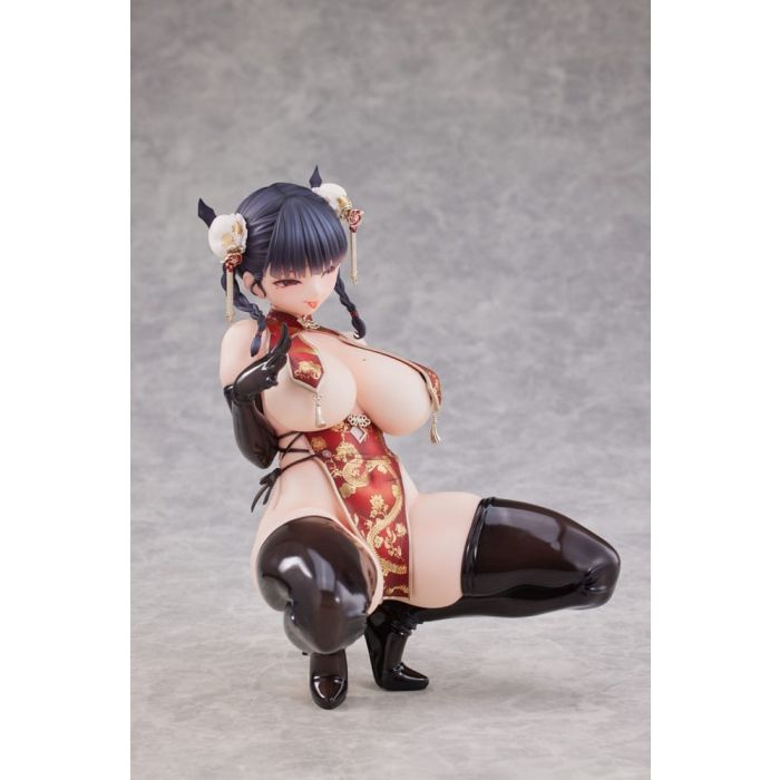 Original Character Statue 1/6 Dragon Chinese Dress Sugata no Ane no Tomodachi Illustrated by Daiki Kase 17 cm