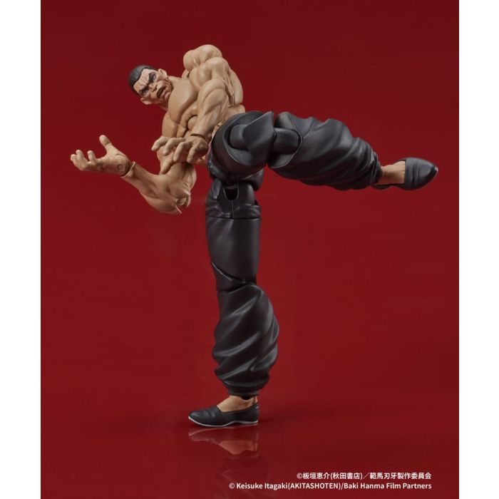 Baki Hanma Digaction Action Figure Retsu Kaioh 7 cm