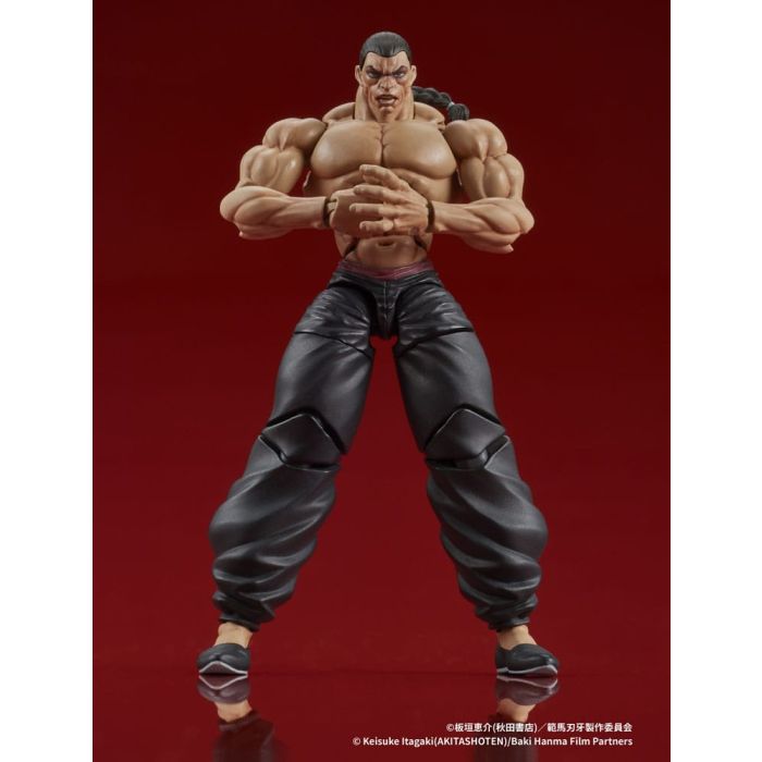 Baki Hanma Digaction Action Figure Retsu Kaioh 7 cm