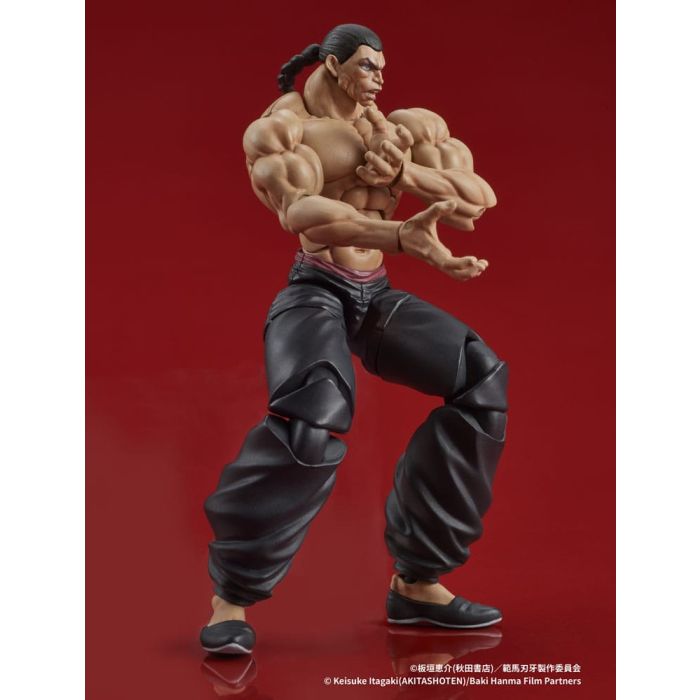 Baki Hanma Digaction Action Figure Retsu Kaioh 7 cm