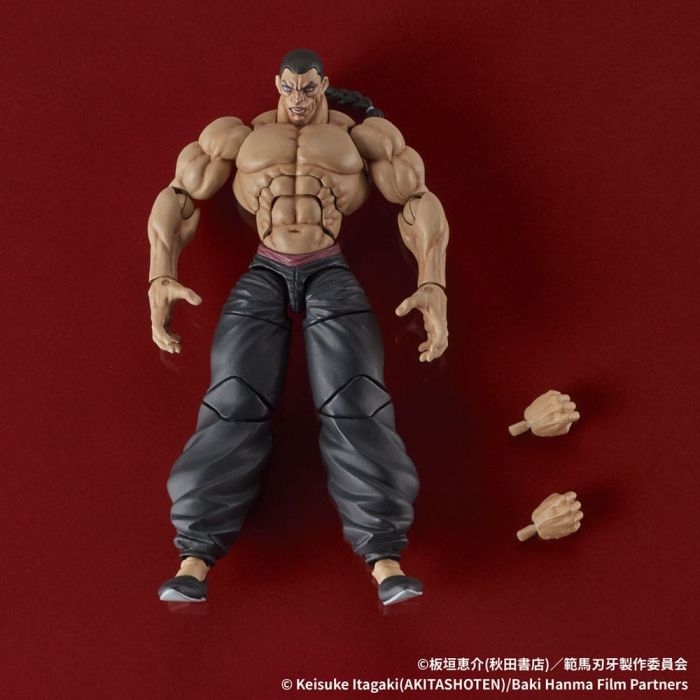Baki Hanma Digaction Action Figure Retsu Kaioh 7 cm