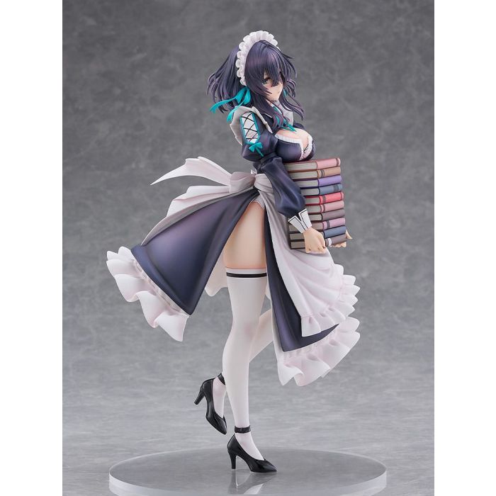 Original Illustration PVC Statue 1/6 Maid Maison Hanikami Kanojo Hikage Chigami Illustration by Piromizu 28 cm    