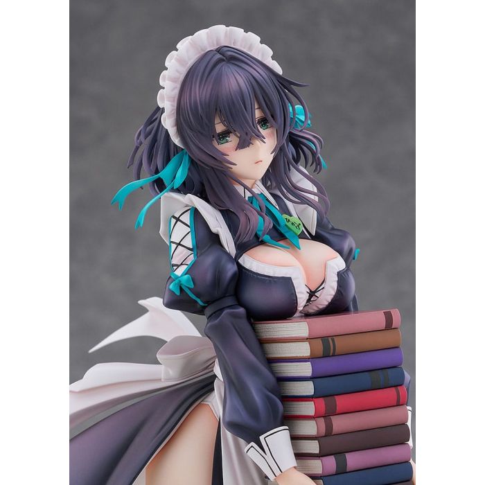 Original Illustration PVC Statue 1/6 Maid Maison Hanikami Kanojo Hikage Chigami Illustration by Piromizu 28 cm    