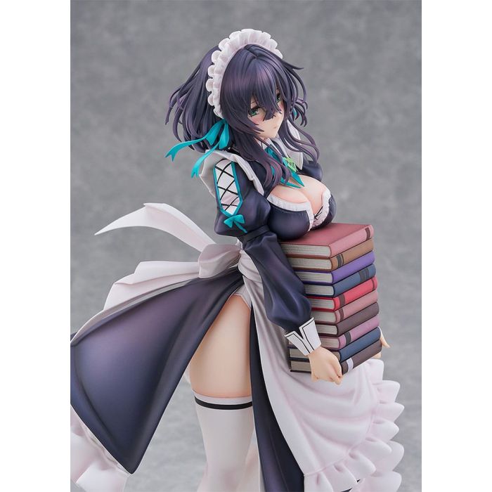 Original Illustration PVC Statue 1/6 Maid Maison Hanikami Kanojo Hikage Chigami Illustration by Piromizu 28 cm    