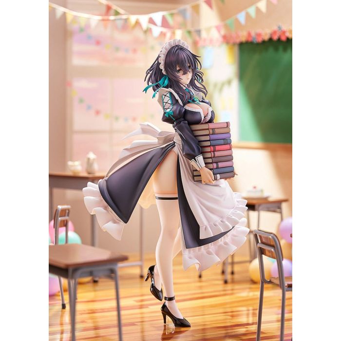 Original Illustration PVC Statue 1/6 Maid Maison Hanikami Kanojo Hikage Chigami Illustration by Piromizu 28 cm    