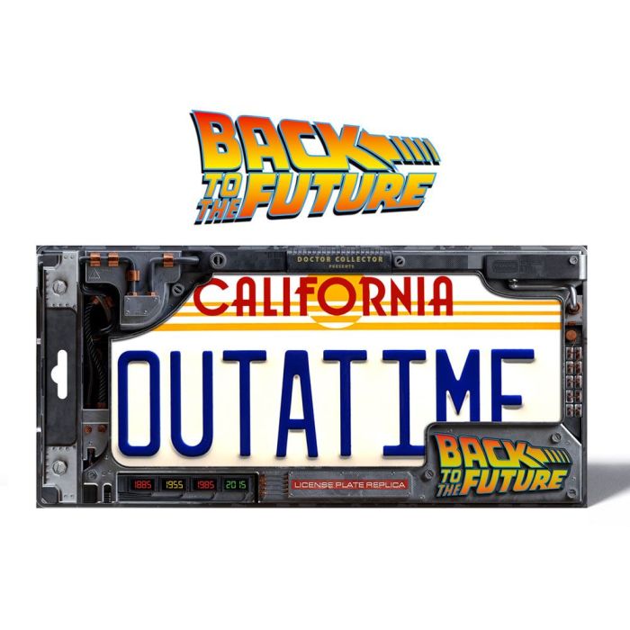 Back To The Future - License plate / kentekenplaat