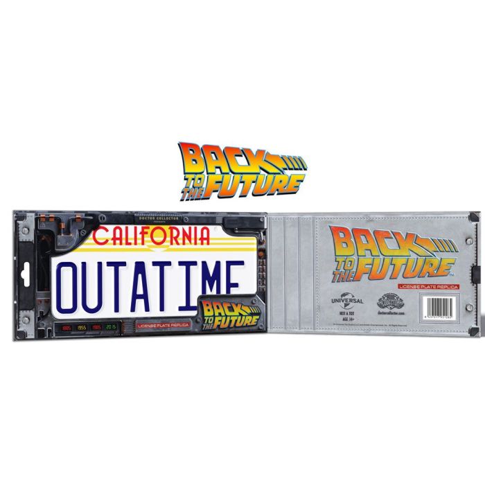 Back To The Future - License plate / kentekenplaat