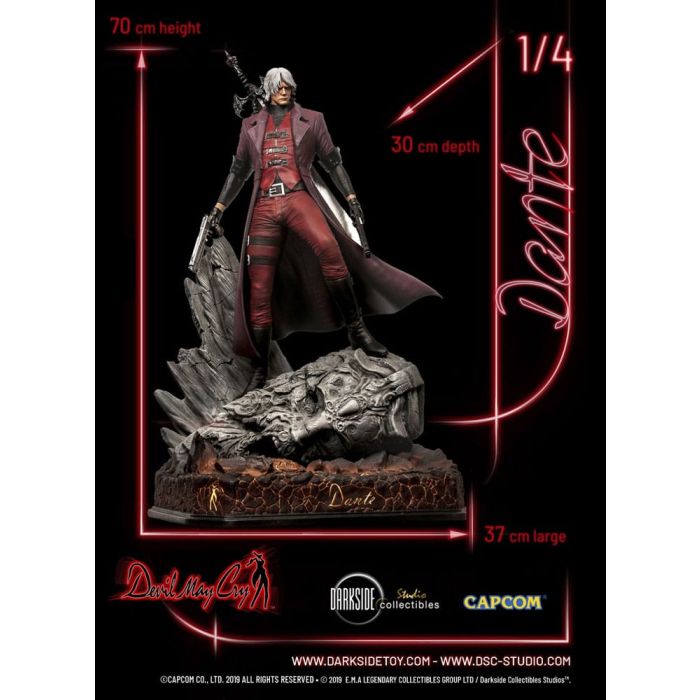 Devil May Cry 1 Premium Statue 1/4 Dante Exclusive 70 cm