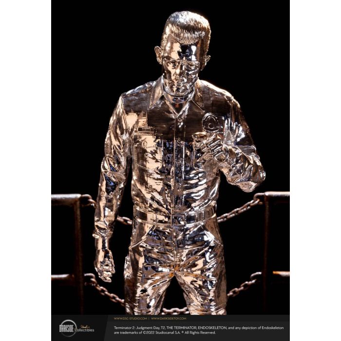 Terminator 2 Judgement Day Premium Statue 1/3 T-1000 Liquid Metal 30th Anniversary Edition 70 cm