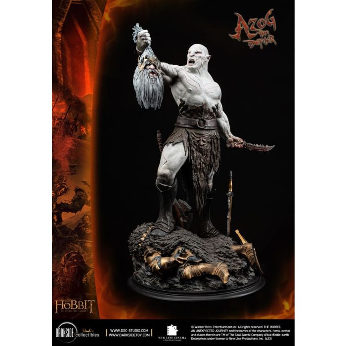 The Hobbit MS Series Statue 1/3 Azog The Defiler John Howe Signature Edition Edition 90 cm