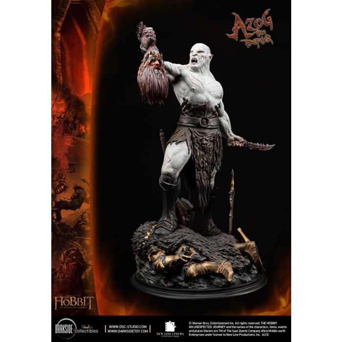 The Hobbit MS Series Statue 1/3 Azog The Defiler John Howe Signature Edition Edition 90 cm