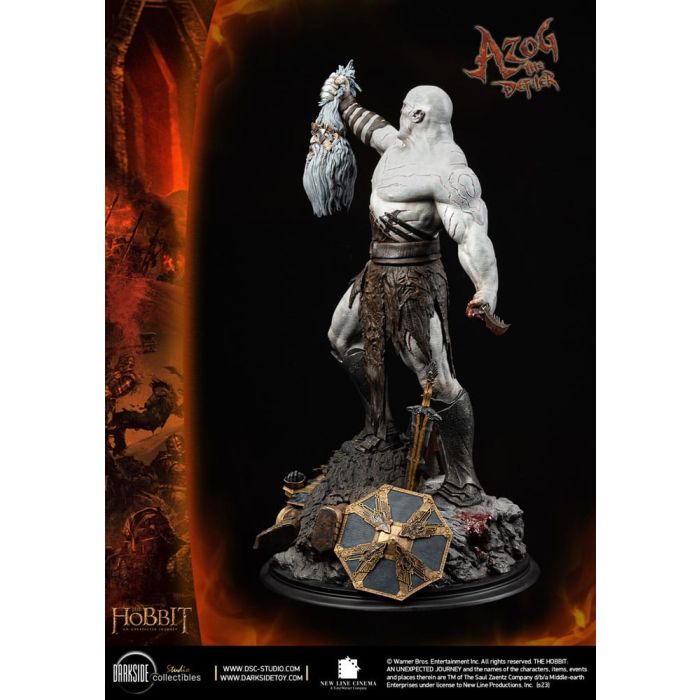 The Hobbit MS Series Statue 1/3 Azog The Defiler John Howe Signature Edition Edition 90 cm