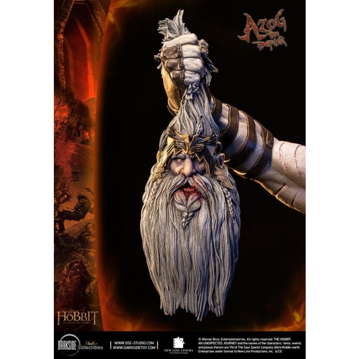 The Hobbit MS Series Statue 1/3 Azog The Defiler John Howe Signature Edition Edition 90 cm