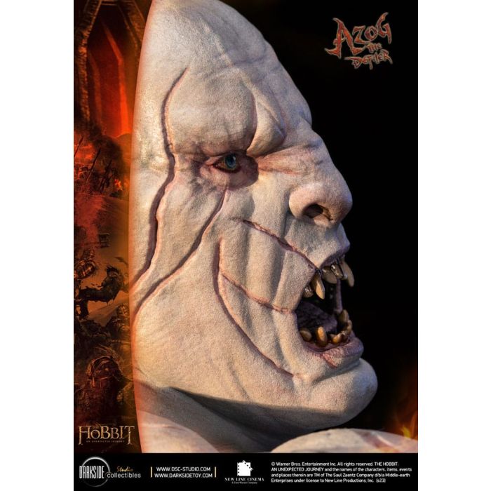 The Hobbit MS Series Statue 1/3 Azog The Defiler John Howe Signature Edition Edition 90 cm