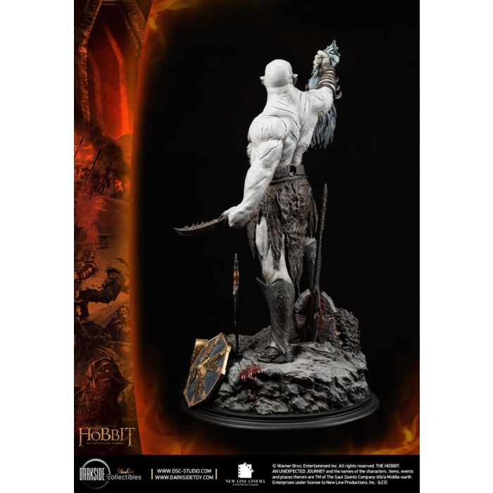 The Hobbit QS Series Statue 1/4 Azog The Defiler John Howe Signature Edition Edition 68 cm