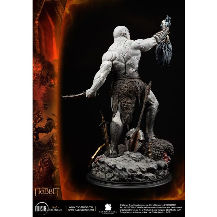 The Hobbit QS Series Statue 1/4 Azog The Defiler John Howe Signature Edition Edition 68 cm