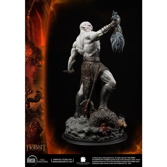 The Hobbit QS Series Statue 1/4 Azog The Defiler John Howe Signature Edition Edition 68 cm