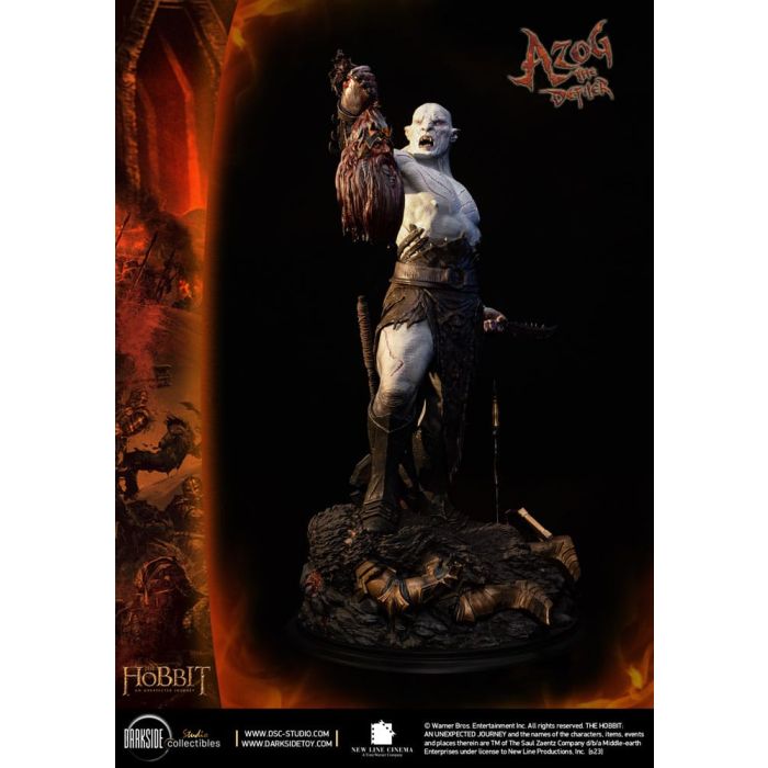 The Hobbit QS Series Statue 1/4 Azog The Defiler John Howe Signature Edition Edition 68 cm