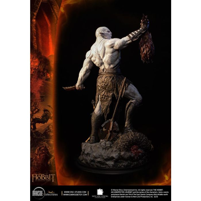 The Hobbit QS Series Statue 1/4 Azog The Defiler John Howe Signature Edition Edition 68 cm