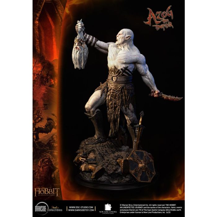 The Hobbit QS Series Statue 1/4 Azog The Defiler John Howe Signature Edition Edition 68 cm