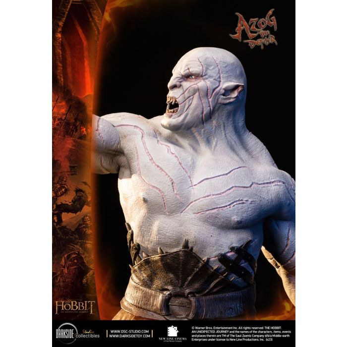 The Hobbit QS Series Statue 1/4 Azog The Defiler John Howe Signature Edition Edition 68 cm