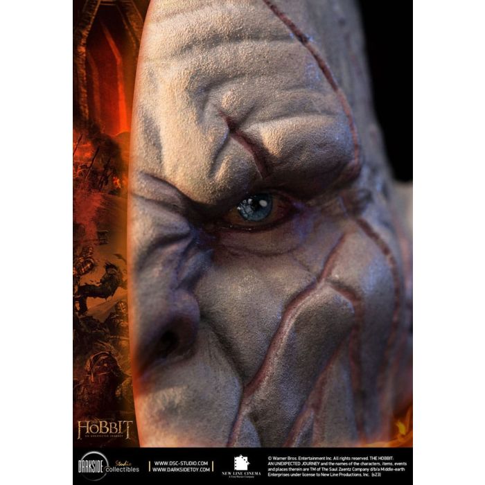 The Hobbit QS Series Statue 1/4 Azog The Defiler John Howe Signature Edition Edition 68 cm