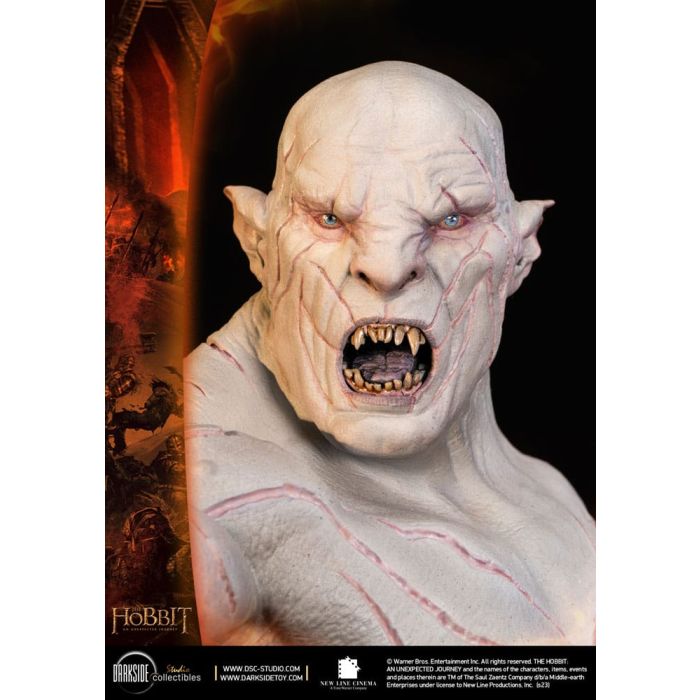 The Hobbit QS Series Statue 1/4 Azog The Defiler John Howe Signature Edition Edition 68 cm
