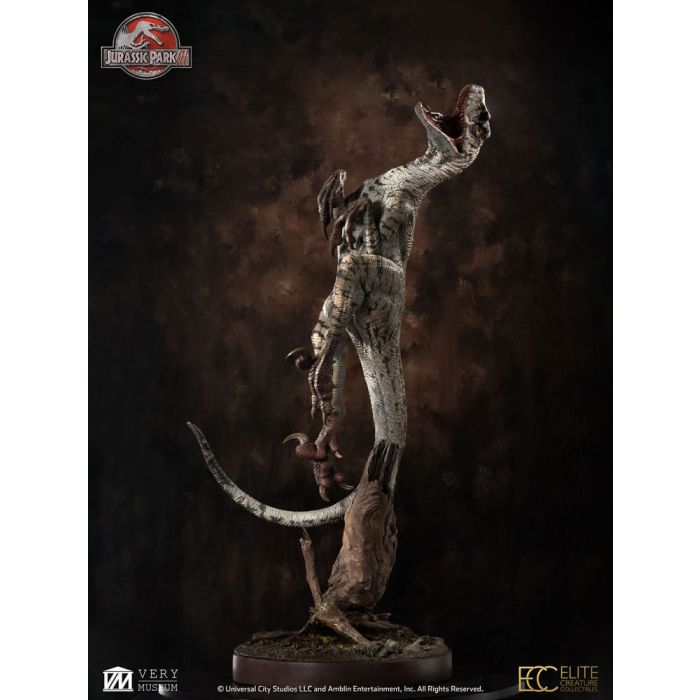 Jurassic Park III Maquette 1/4 Female Velociraptor White Queen 103 cm