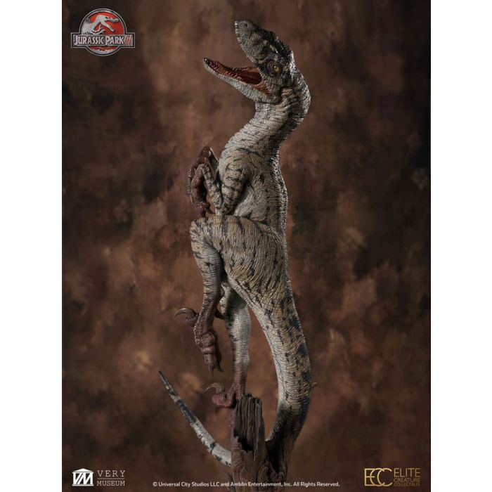 Jurassic Park III Maquette 1/4 Female Velociraptor White Queen 103 cm