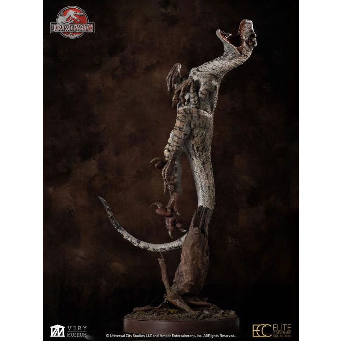Jurassic Park III Maquette 1/4 Female Velociraptor White Queen 103 cm