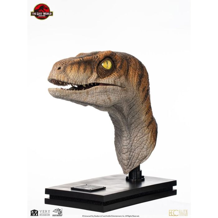 Jurassic Park Life-Size Bust Male Velociraptor 75 cm  