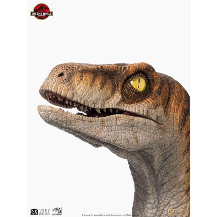Jurassic Park Life-Size Bust Male Velociraptor 75 cm  