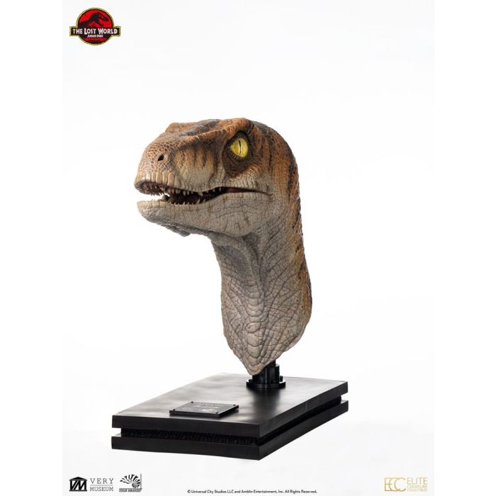 Jurassic Park Life-Size Bust Male Velociraptor 75 cm  